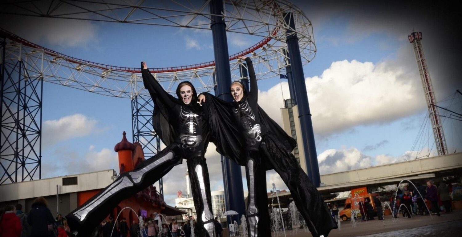 Halloween Themed Stilt-Walkers
