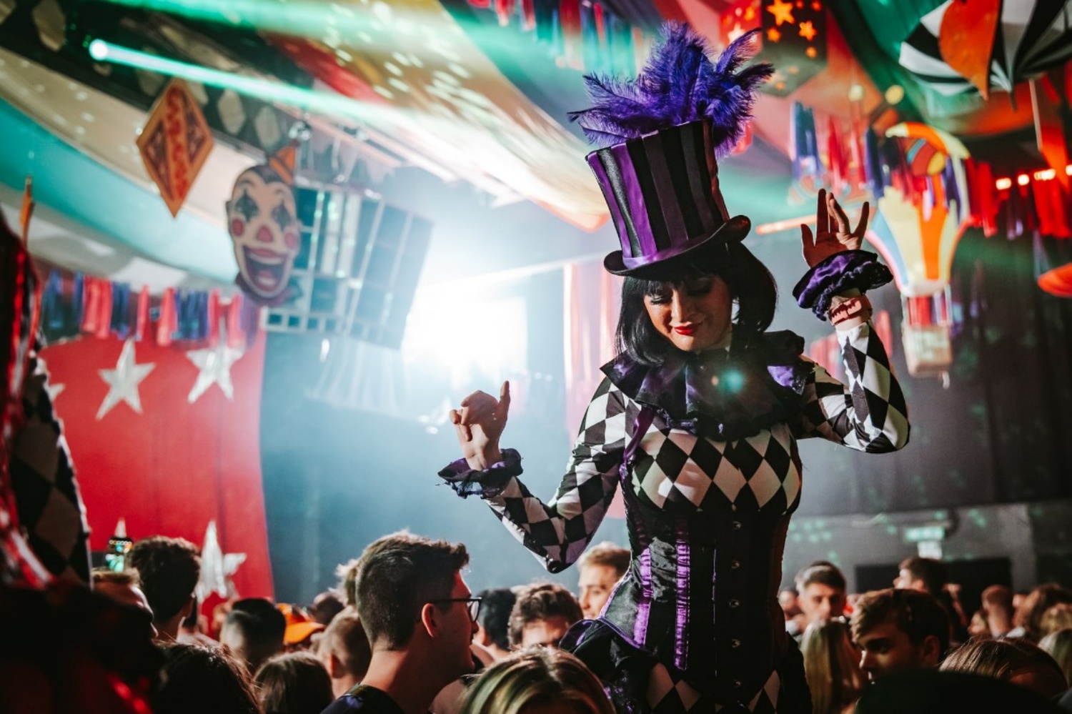 Circus Themed Stilt-Walkers